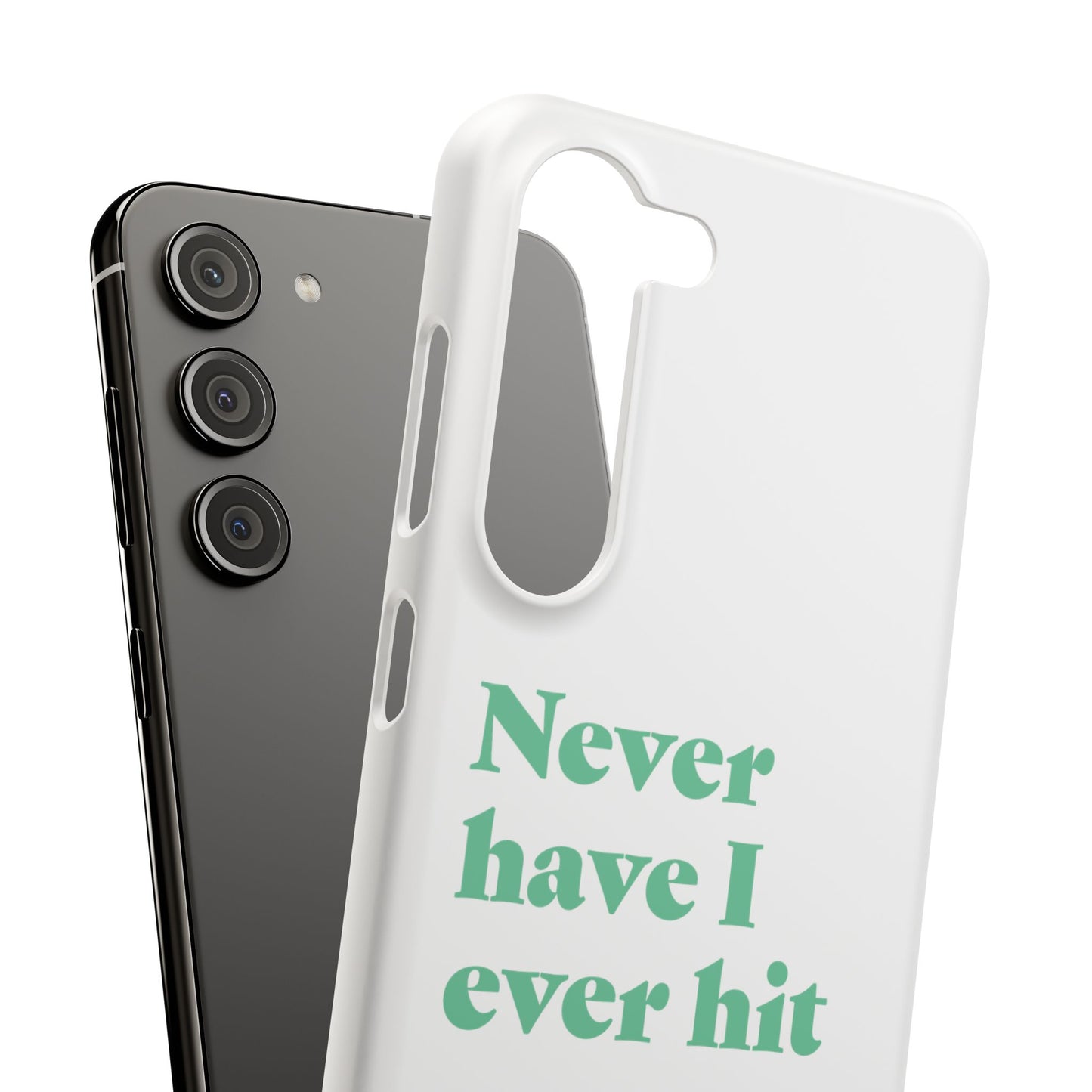 "Never have I ever hit snooze." Lie Phone Case